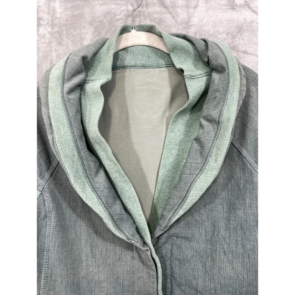 Lululemon To Class Jacket Size 6 Burlap Textured Sage Green Deep Shore